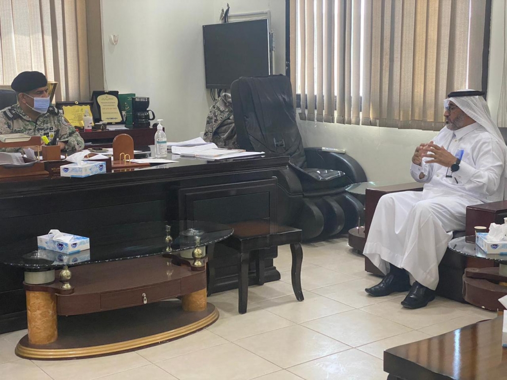 المشرف على وحدات فرع وزارة الموارد البشرية بمحافظة رفحاء يقوم بزيارة لسجن المحافظة