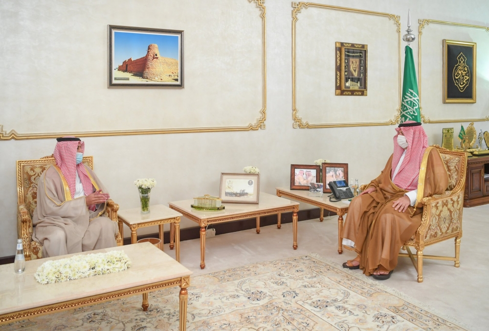 سمو أمير الحدود الشمالية يستقبل مدير صندوق تنمية الموارد البشرية