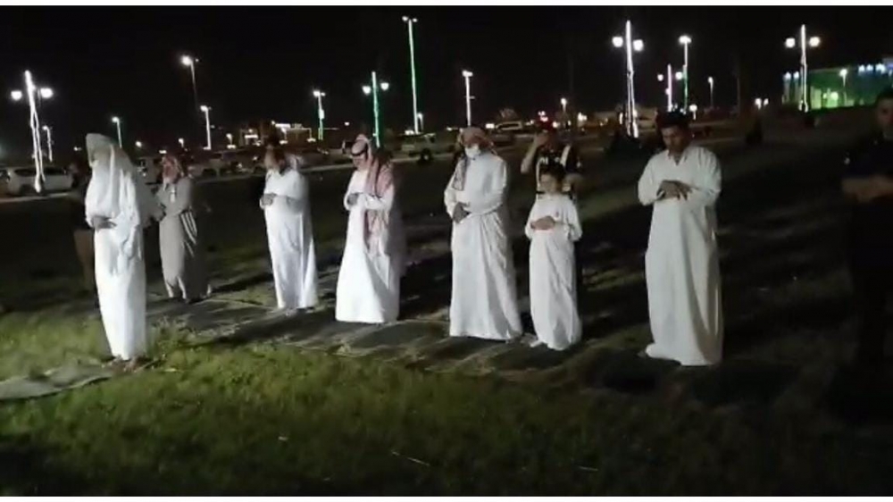 فرع الرئاسة العامة لهيئة الأمر بالمعروف بمنطقة الحدود الشمالية يفعّل المصلى المتنقل خلال إجازة اليوم الوطني