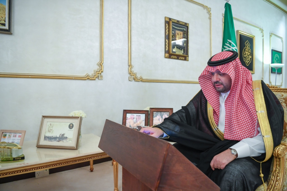 سمو الأمير فيصل بن خالد بن سلطان يدشن فعاليات اليوم العالمي للطيور المهاجرة بمنطقة الحدود الشمالية