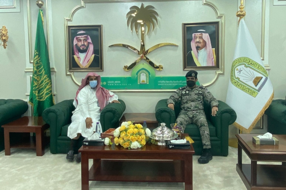 مدير فرع وزارة الشؤون الإسلامية بالحدود الشمالية يستقبل مدير سجون المنطقة المكلف