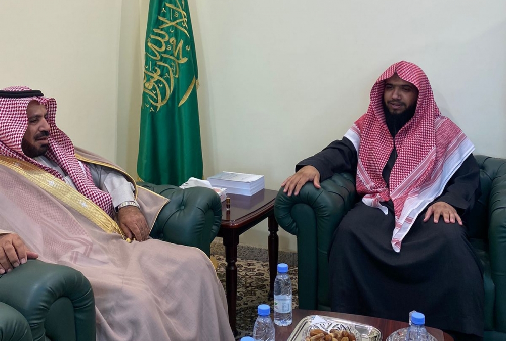 رئيس المحكمة العامة بعرعر يستقبل مدير فرع وزارة الشؤون الإسلامية بالحدود الشمالية