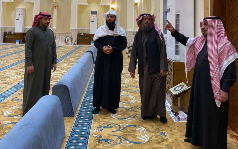 مدير فرع وزارة الشؤون الإسلامية بالحدود الشمالية يتفقد جامع الخليوي ومسجد الغدير