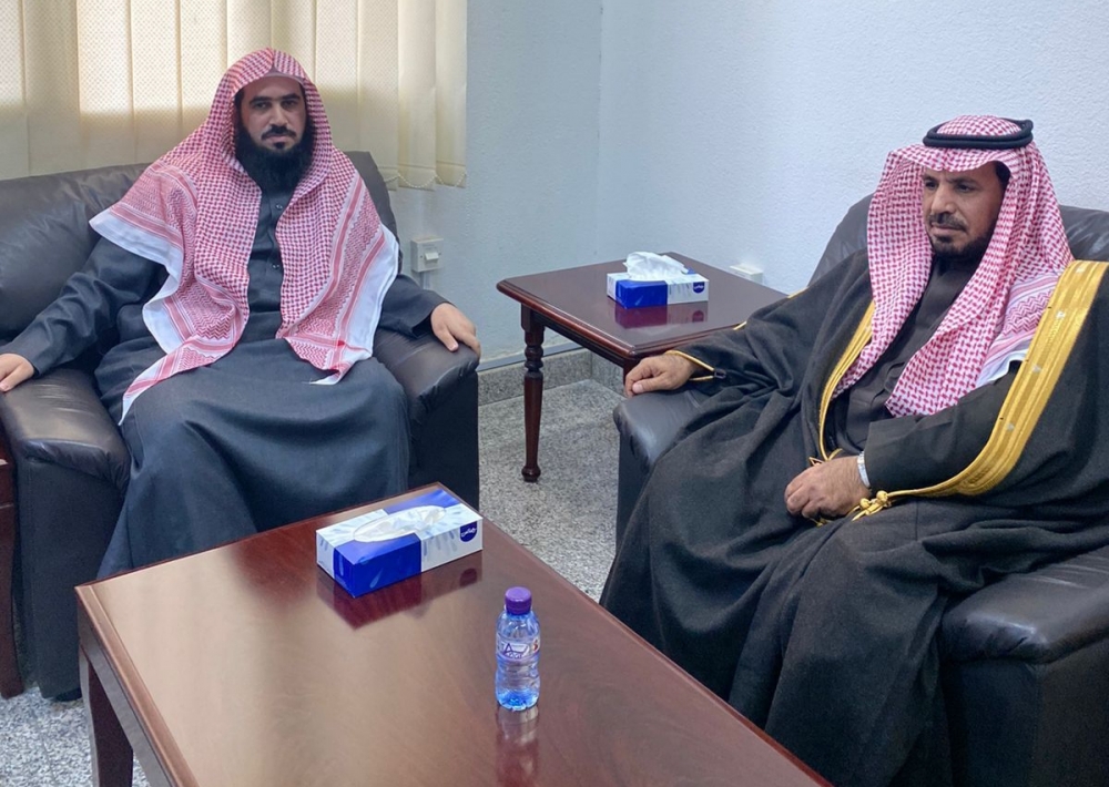 مدير فرع وزارة الشؤون الإسلامية بالحدود الشمالية يتفقد إدارة رفحاء