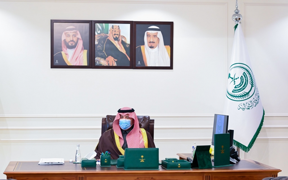 سمو أمير الحدود الشمالية يستقبل محافظ رفحاء ورؤساء المراكز