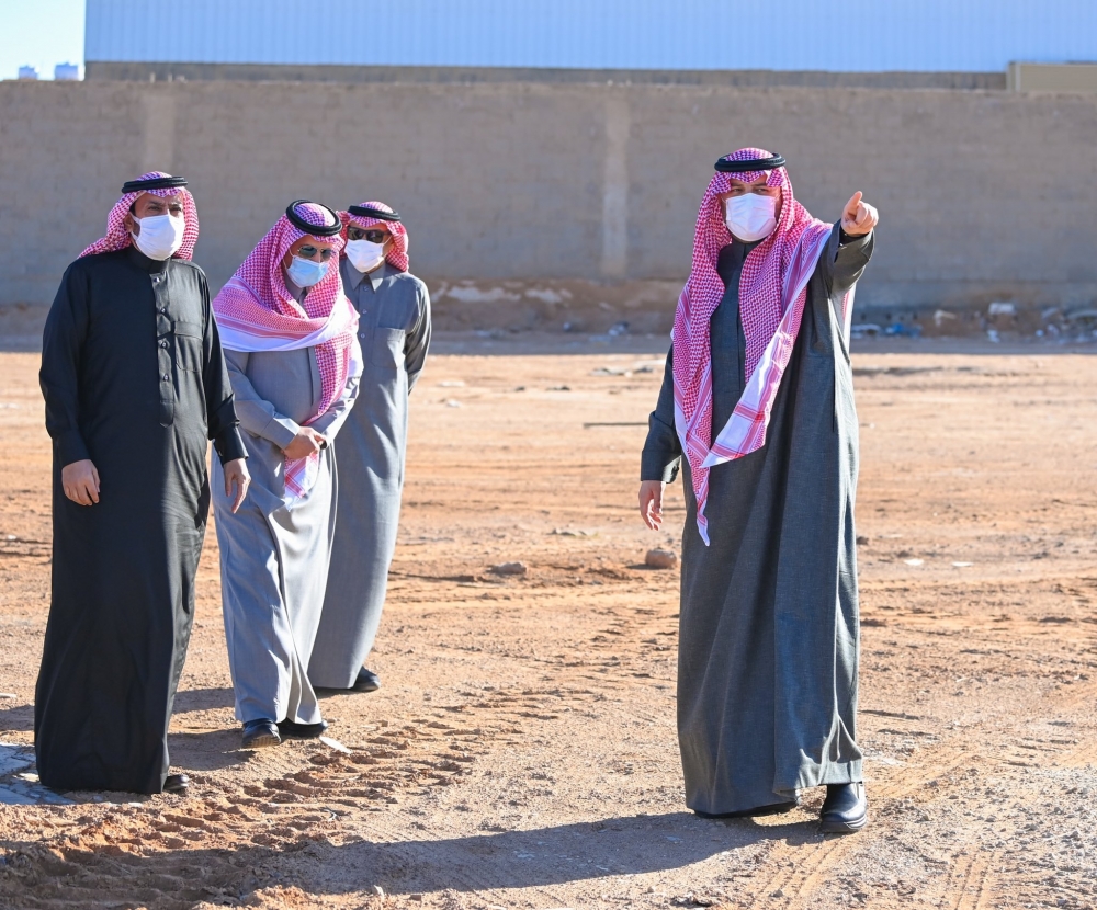 سمو أمير الحدود الشمالية يتفقد المخطط الاستثماري بمحافظة رفحاء