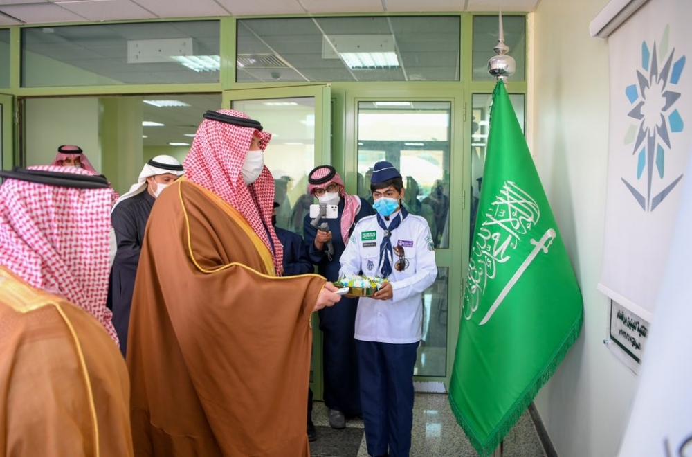 سمو أمير منطقة الحدود الشمالية يفتتح كلية التقنية بمحافظة رفحاء