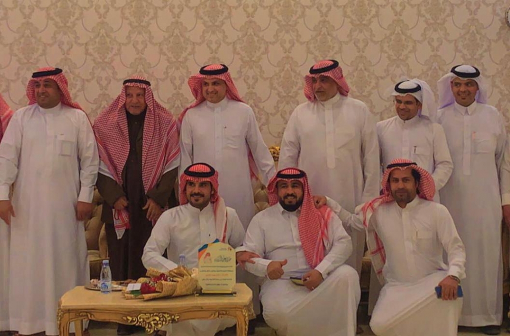 منسوبو فرع وزارة الموارد البشرية والتنمية بالشمالية يحتلفون بعودة زميلهم خالد الشامان