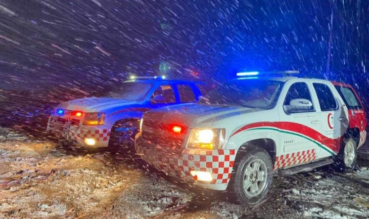 فرع الهلال الأحمر السعودي بمنطقة الحدود الشمالية يرفع الاستعداد والجاهزية تزامناً مع التغييرات المناخية التي تشهدها المنطقة