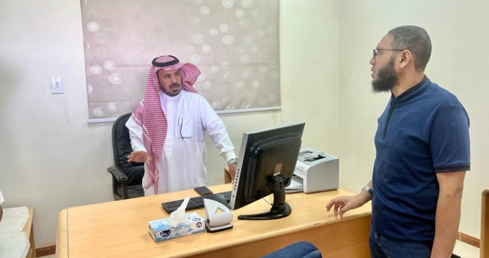 مدير فرع وزارة الشؤون الإسلامية بالحدود الشمالية يتفقد مركز التوعية الإسلامية بمنفذ جديدة عرعر