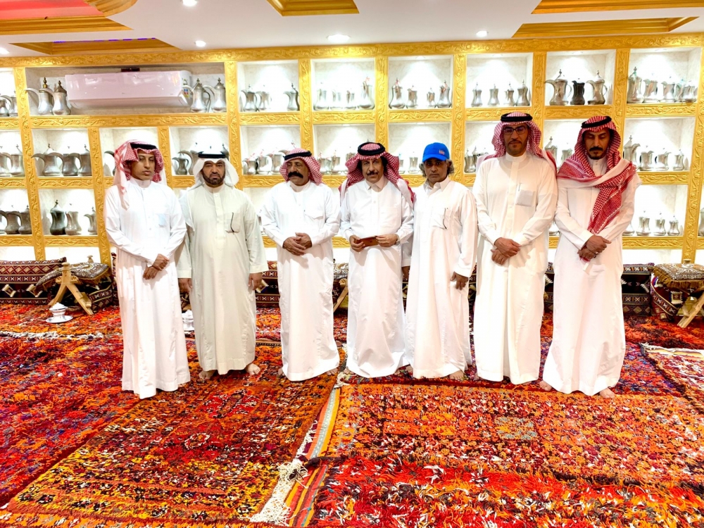 وفد من جمعية الثقافة والفنون بالحدود الشمالية يزور متحف الرويلي