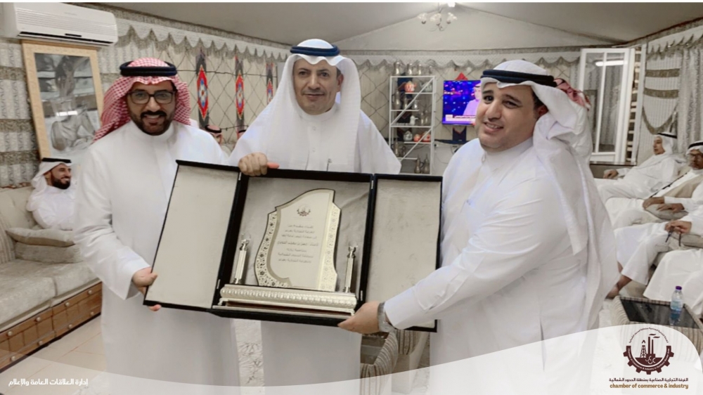 سعادة رئيس غرفة عرعر يستقبل سعادة رئيس غرفة أبها