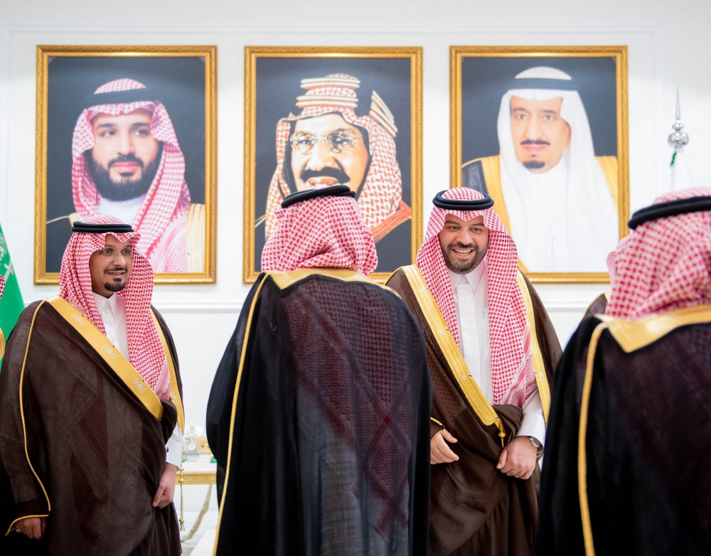 سمو أمير الحدود الشمالية يقيم حفل استقبال احتفاءً بسمو نائبه