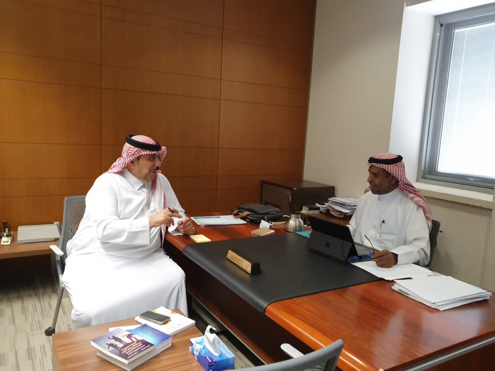 مدير الإشراف التربوي بتعليم الحدود الشمالية يلتقي بمساعد مدير عام الإشراف التربوي بوزارة التعليم