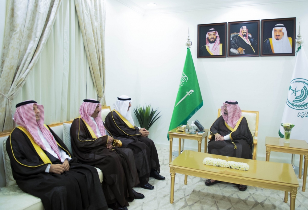 سمو نائب أمير الحدود الشمالية يستقبل المحافظين