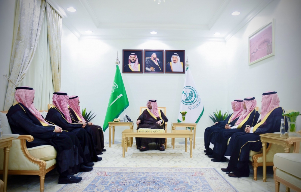 سمو الأمير سعود بن عبدالرحمن يلتقي رئيس ووكلاء جامعة الحدود الشمالية