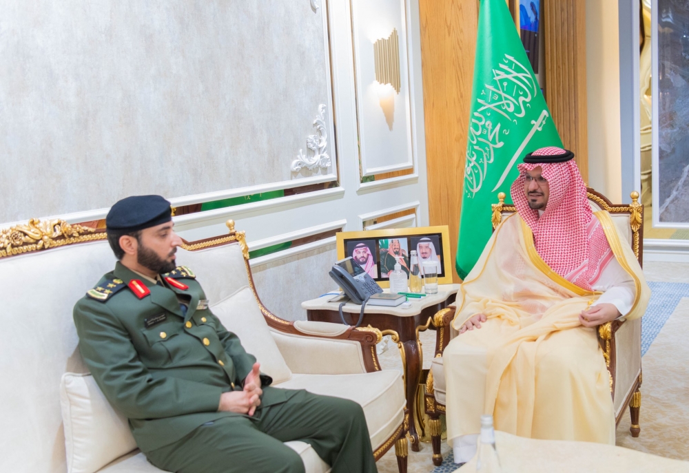 سمو أمير الحدود الشمالية بالنيابة يستقبل مدير إدارة السجون المعيّن بالمنطقة