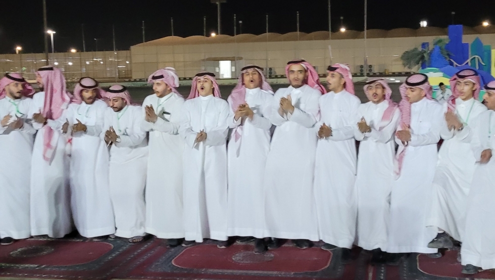 الدحة تثير اعجاب زوار مهرجان اليوم الوطني 92 في يومه الثاني والذي تقيمه هيئة الترفية بمدينة عرعر