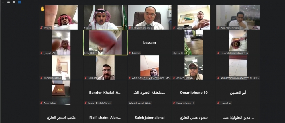 فرع الهلال الاحمر بالحدود الشمالية يقيم ورشة عمل بالتعاون مع الشؤون الصحية بالمنطقة