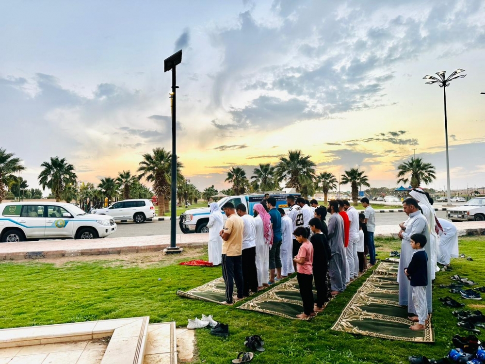 هيئة الأمر بالمعروف بمنطقة الحدود الشمالية تفعّل المصلى المتنقل في المسطحات الخضراء بمدينة عرعر