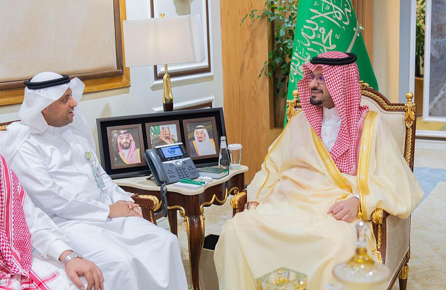 سمو نائب أمير الحدود الشمالية يستقبل مدير عام الإدارة العامة للمتنزهات الوطنية