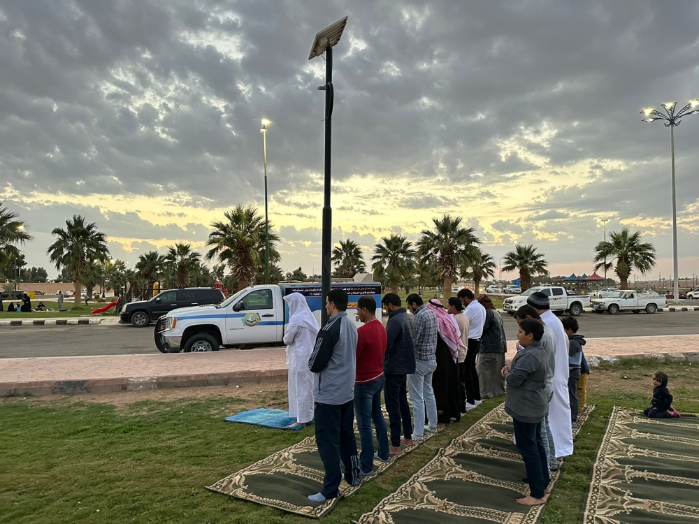 هيئة الأمر بالمعروف بمنطقة الحدود الشمالية تفعّل المصلى المتنقل في الحدائق والمتنزهات