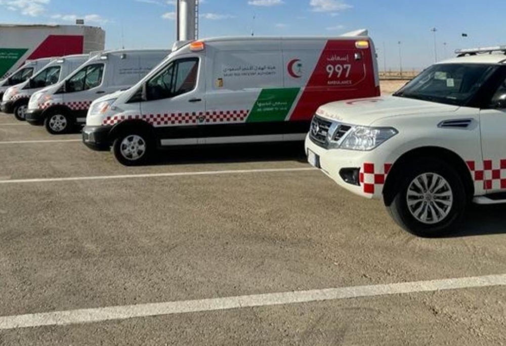 الهلال الأحمر بالحدود الشمالية يرفع الجاهزية استعداداً للحالة المطرية