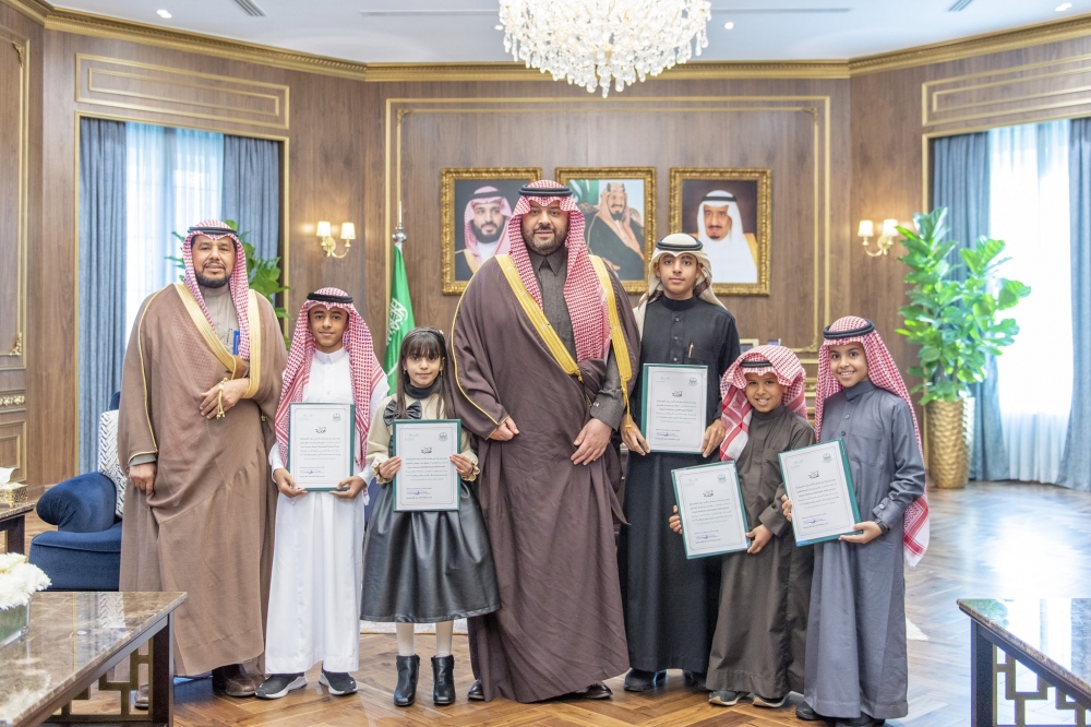 سمو أمير الحدود الشمالية يكرّم الطلاب الفائزين بجوائز مسابقة بيبراس موهبة 2022