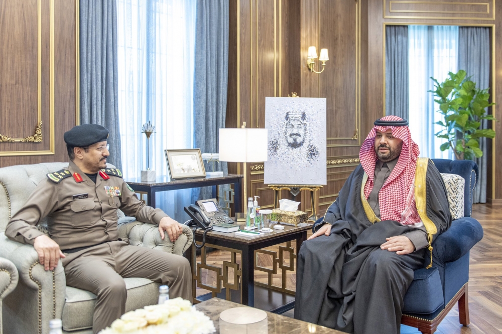 سمو أمير منطقة الحدود الشمالية يستقبل مدير الإدارة العامة للمرور بالمملكة