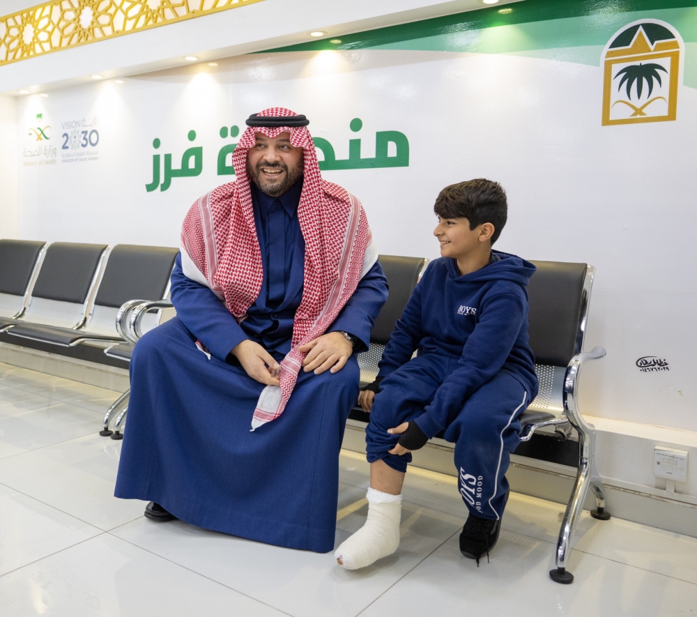 سمو أمير الحدود الشمالية يتفقد قسم الطوارئ ومستشفى النساء والولادة بمحافظة رفحاء