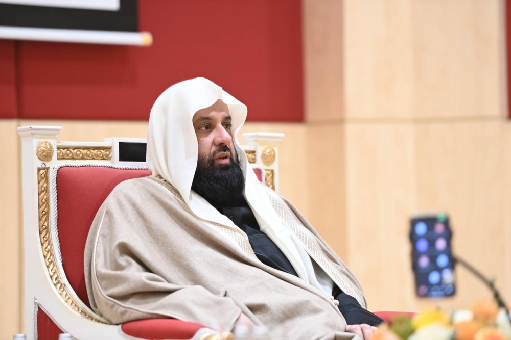 معالي رئيس هيئة الأمر بالمعروف والنهي عن المنكر يلتقي منسوبي فرع الرئاسة العامة بمنطقة الحدود الشمالية