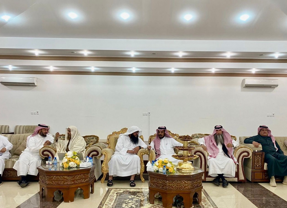 مدير فرع وزارة الشؤون الإسلامية بالحدود الشمالية الشيخ : ناصر حنيف الرويلي يرعى حفل تكريم موظفي الفرع المتقاعدين لعام 1444هــ