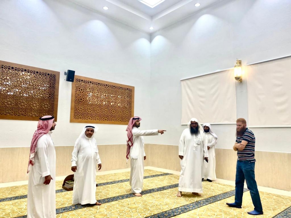 مدير فرع وزارة الشؤون الإسلامية بالحدود الشمالية يتفقد جامع عبدالعزيز المهيلب