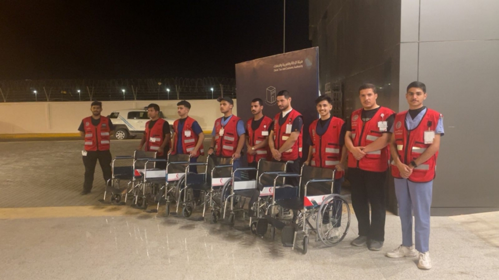 (9536) حاج عراقي مغادر يستفيدون من الخدمات الإسعافية بمنفذ جديدة عرعر