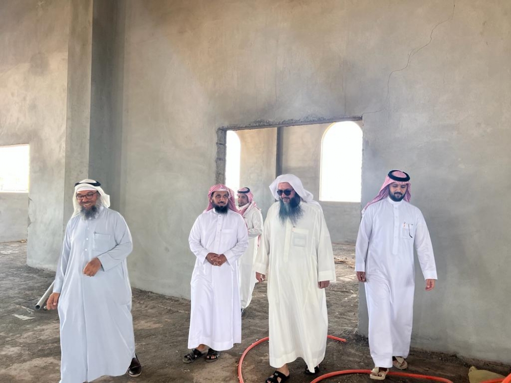 مدير فرع وزارة الشؤون الإسلامية بالحدود الشمالية يقوم بجولة على عدد من الجوامع تحت الإنشاء بمدينة عرعر