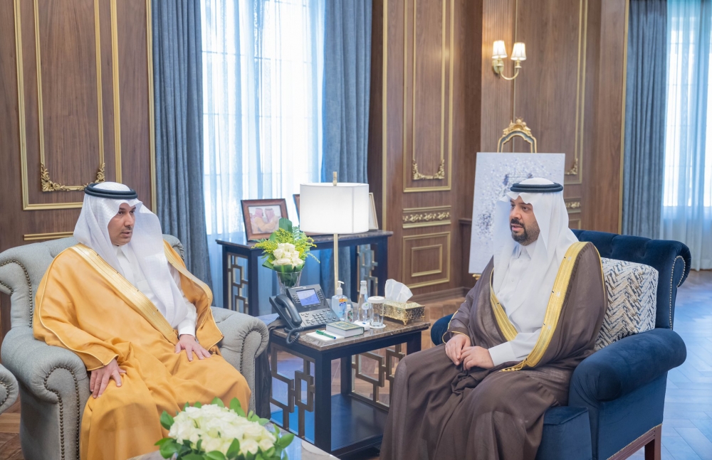 سمو أمير منطقة الحدود الشمالية يستقبل مدير مكافحة المخدرات المكلَّف بالمنطقة حديثاً