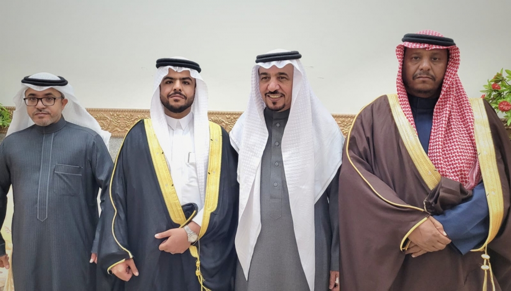 الأستاذ عايد مرضي العنزي يحتفل بزفاف نجله