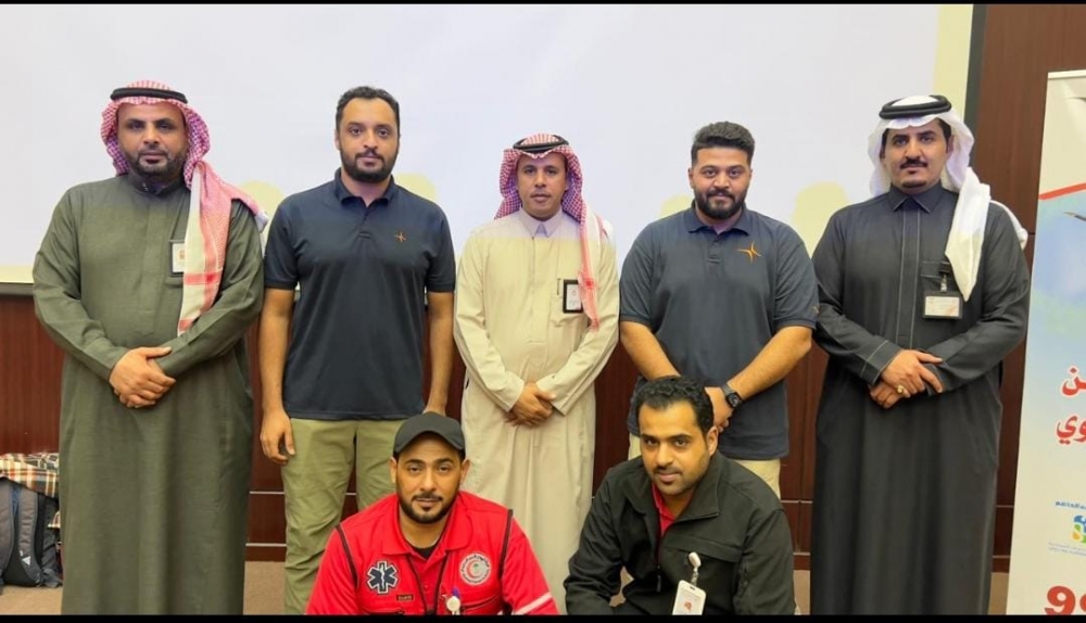 فرع هيئة الهلال الأحمر السعودي بالحدود الشمالية ينظم دورة تدريبية بعنوان