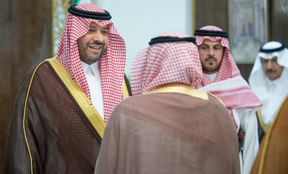 سمو أمير الحدود الشمالية يستقبل مديري الإدارات الحكومية والخدمية المهنئين بعيد الفطر