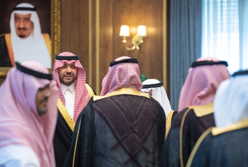 الأمير فيصل بن خالد بن سلطان يستقبل رئيس جامعة الحدود الشمالية