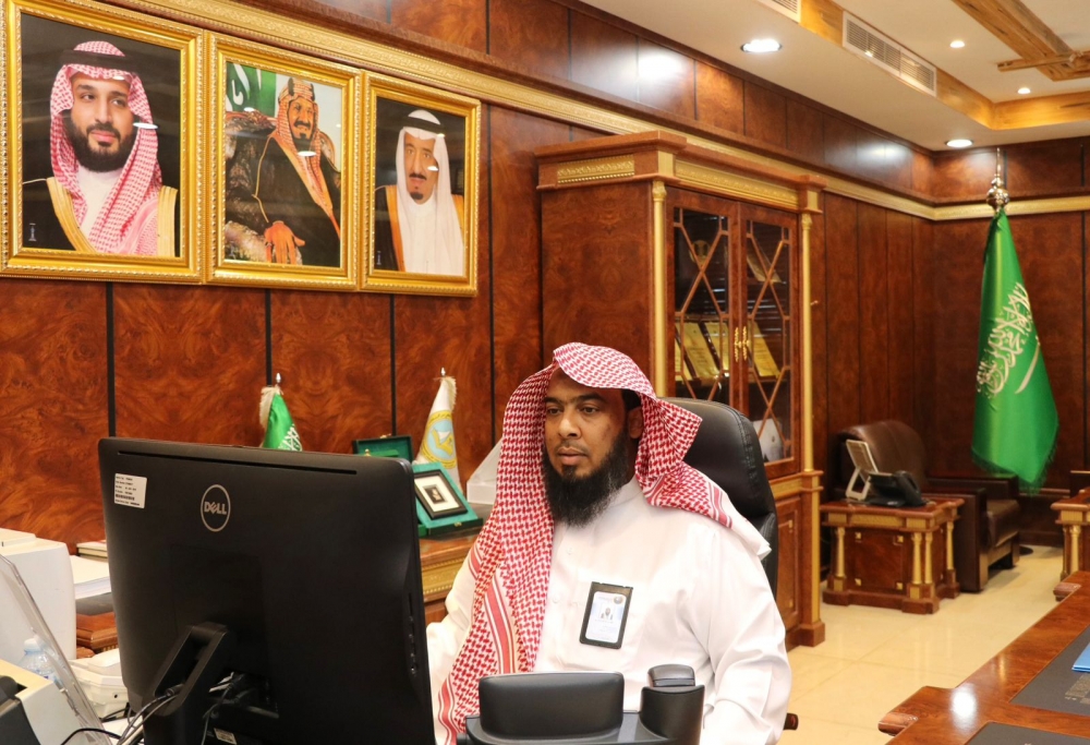 وحدة الأمن الفكري بالرئاسة العامة لهيئة الأمر بالمعروف تنفذ لقاءً علميّا لمنسوبي فرع منطقة الحدود الشمالية