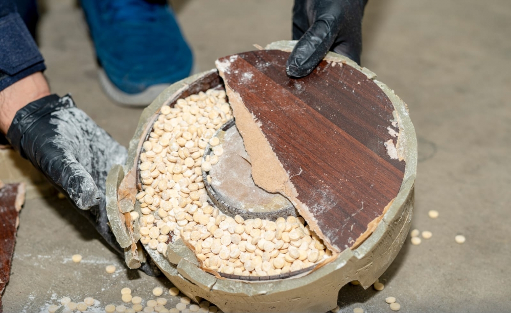 منفذ جديدة عرعر يُحبط محاولة تهريب أكثر من 349 ألف حبة كبتاجون