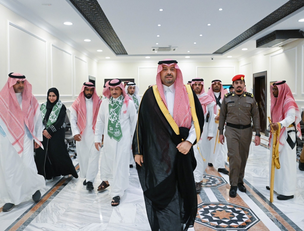 سمو أمير الحدود الشمالية يشهد حفل إمارة المنطقة بمناسبة اليوم الوطني