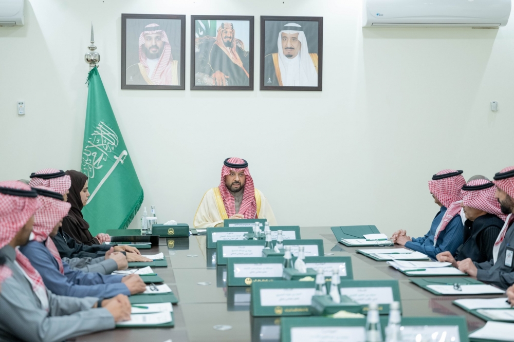 سمو أمير الحدود الشمالية يرأس اجتماع المجلس المحلي بمحافظة رفحاء