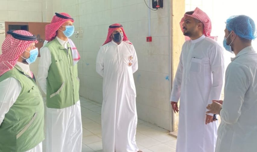 مدير مكتب فرع وزارة محافظة برفحاء يتفقد المسلخ الأهلي بالمحافظة