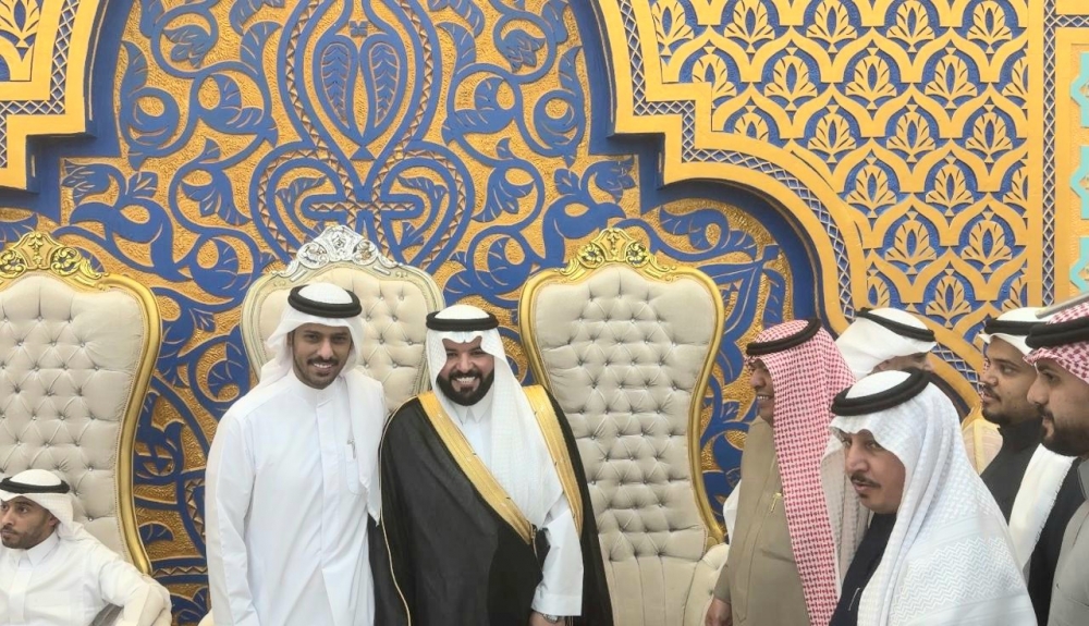 الأستاذ رجل الأعمال نواف مزعل الذايدي يحتفل بزفاف نجله