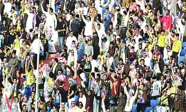 جماهير النصر تعبر عن غضبها على الإدارة باخراج الكرت الأحمر