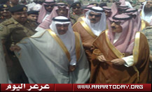 سمو أمير المنطقة يفتتح تقاطع مطار عرعر ( يوجد صور )