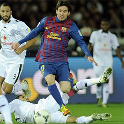 برشلونة بأقل مجهود يفوز على السد القطري برباعية بكأس العالم للأندية