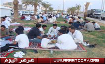 مع أول أيام رمضان عرعر اليوم تتواجد بموقع إفطار الصائمين الواقع أمام الفنادق ( تغطية مصورة)